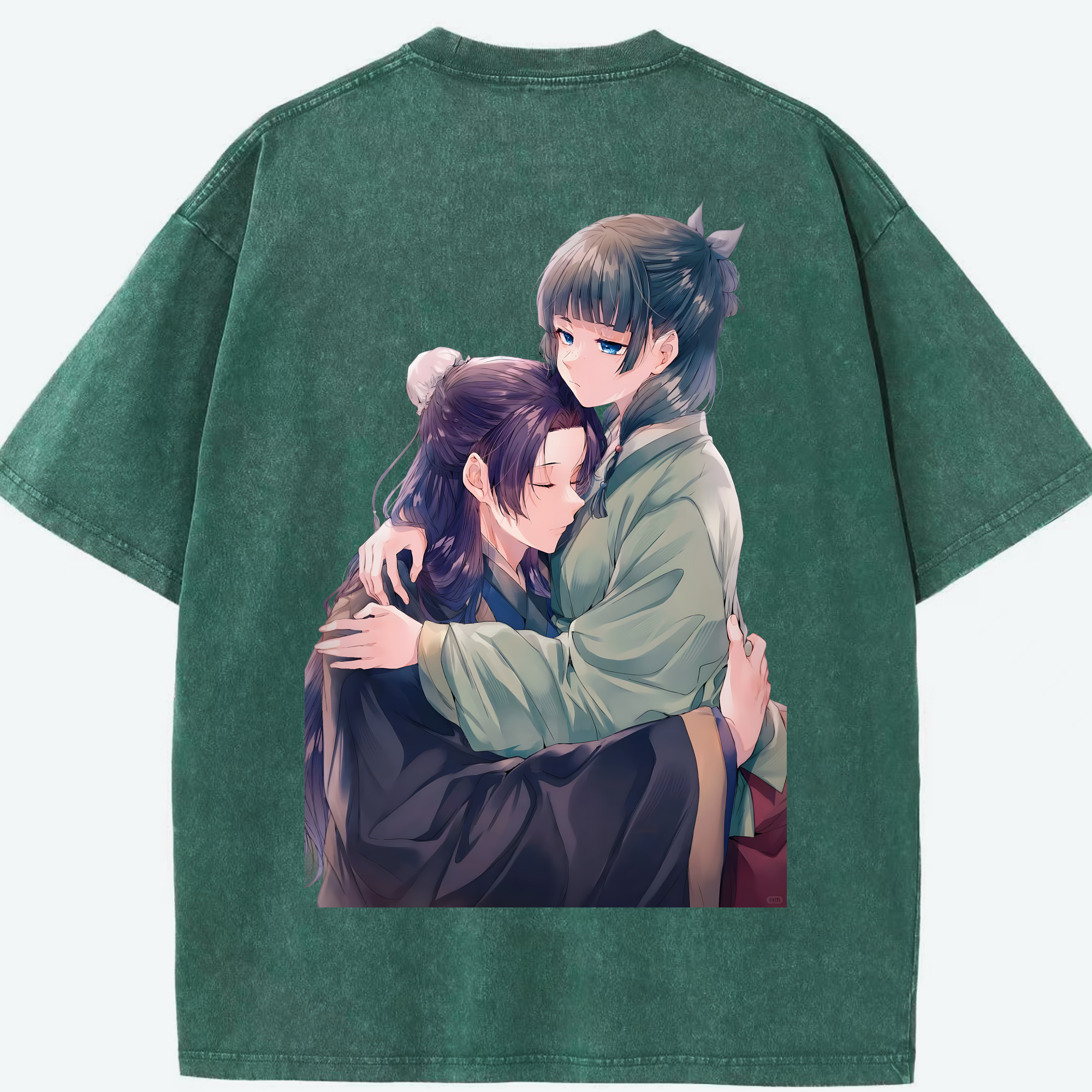 （画像用） 薬屋のひとりごと The Apothecary Diaries 綿100% ヴィンテージ風 半袖Tシャツ（背面プリント）